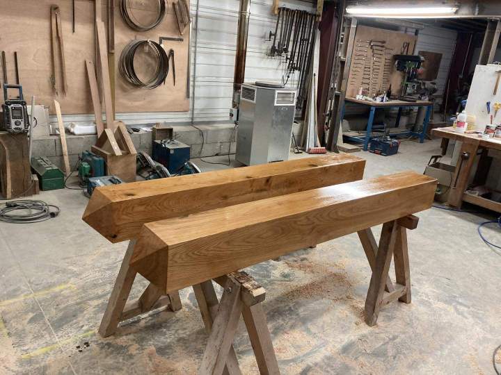 Atelier de fabrication charpente Château-Renard