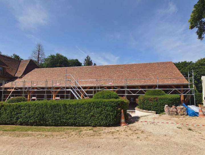 Pose de couverture Château-Renard